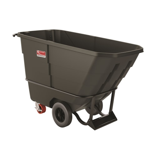 Suncast Commercial 1/2 Cubic Yard -Standard Duty Tilt Truck, Black